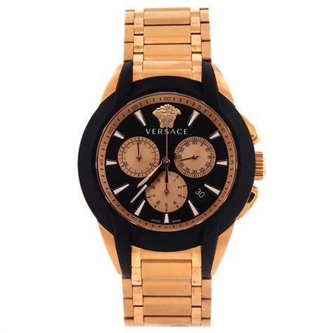 versace watch character chronograph m8c80d009s060|Versace Slv Blk/M8C Character Chronograph .